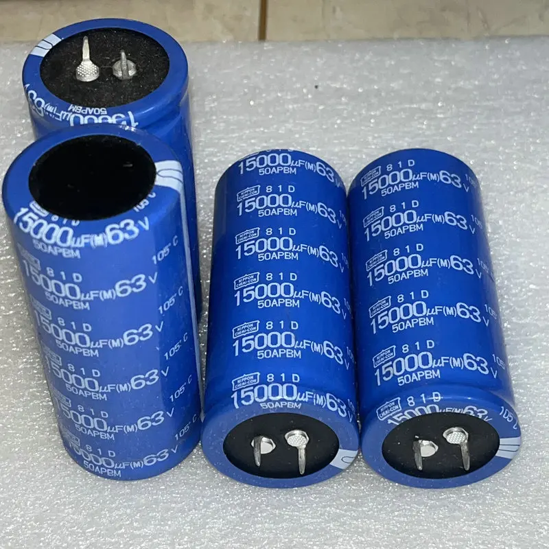 Condensatore elettrolitico con filtro amplificatore di potenza serie 80D 63V 15000UF 1PCS