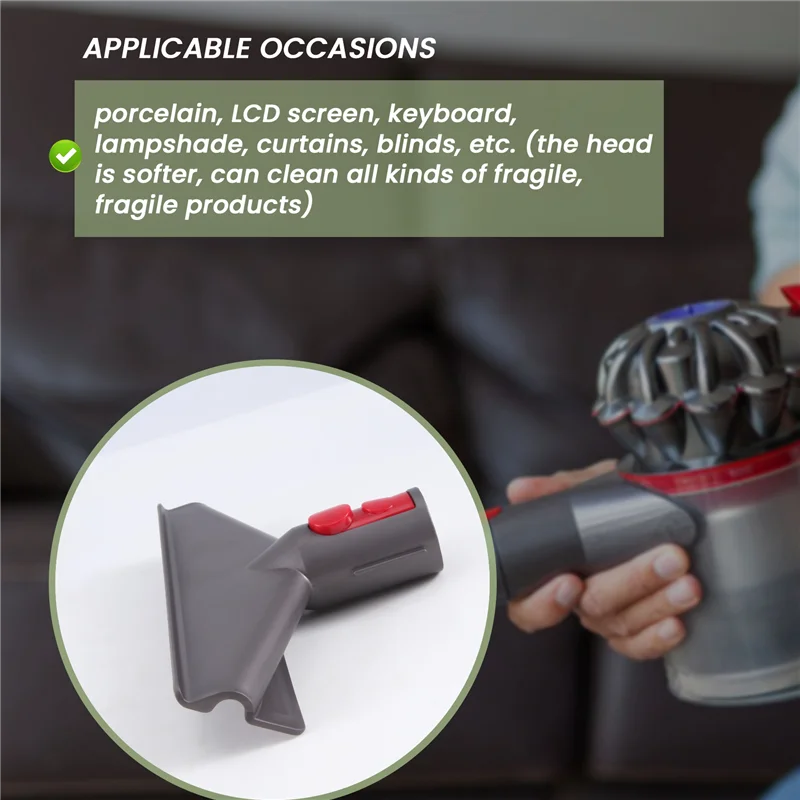 A83G-Mattress Tool Head Brush Nozzle Accessory For Dyson V7 V8 V10 V11 SV10 SV11 Cordless Vacuum Cleaner