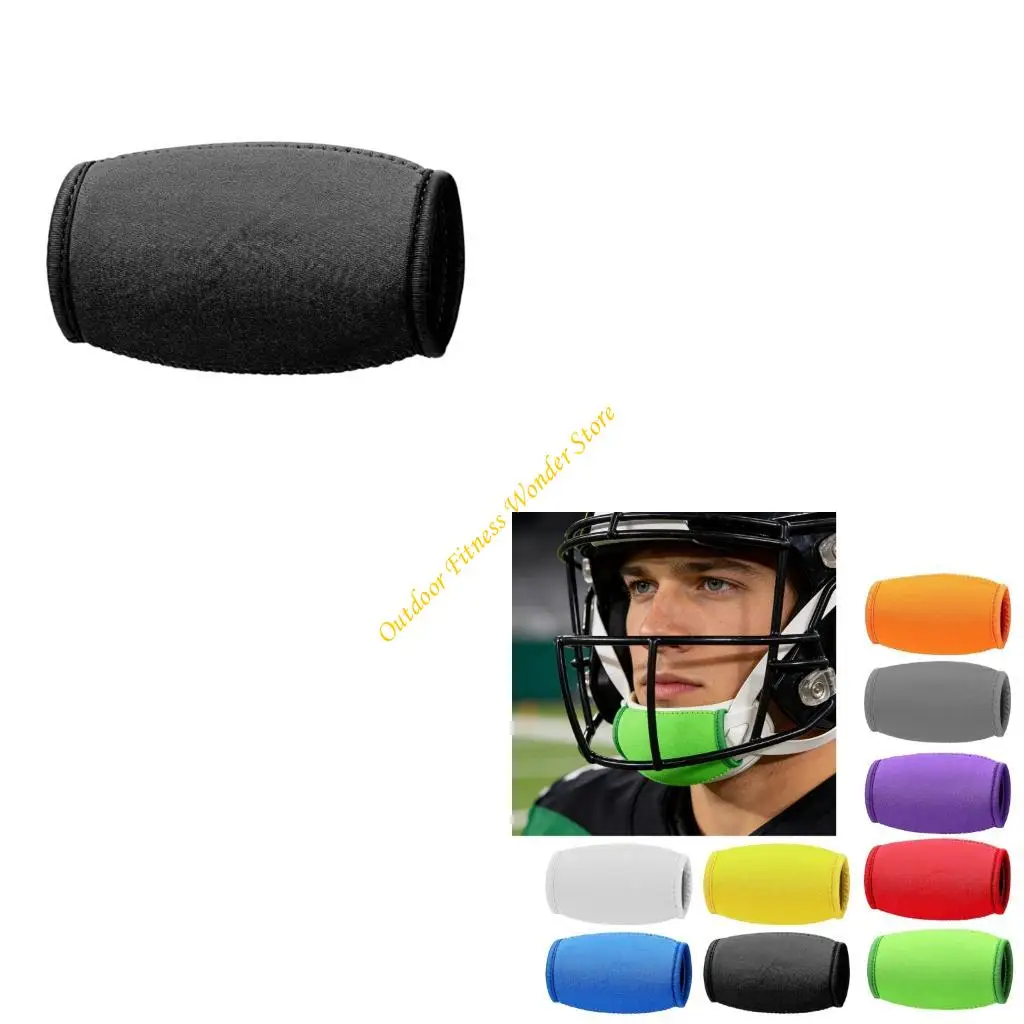

E8BF Premium Football Helmets Chin Pad for Enhanced Comfort Durability and Safety During Football Competition