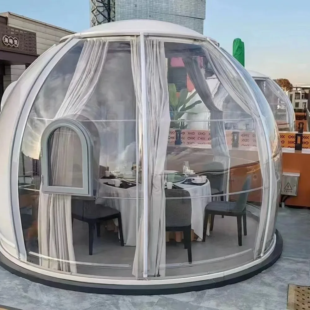 Commercial Inflatable Bubble Tent Luxury Clear Starry Sky Room Transparent Dome House Outdoor Glamping Hotel Backyard 3m 4m 5m