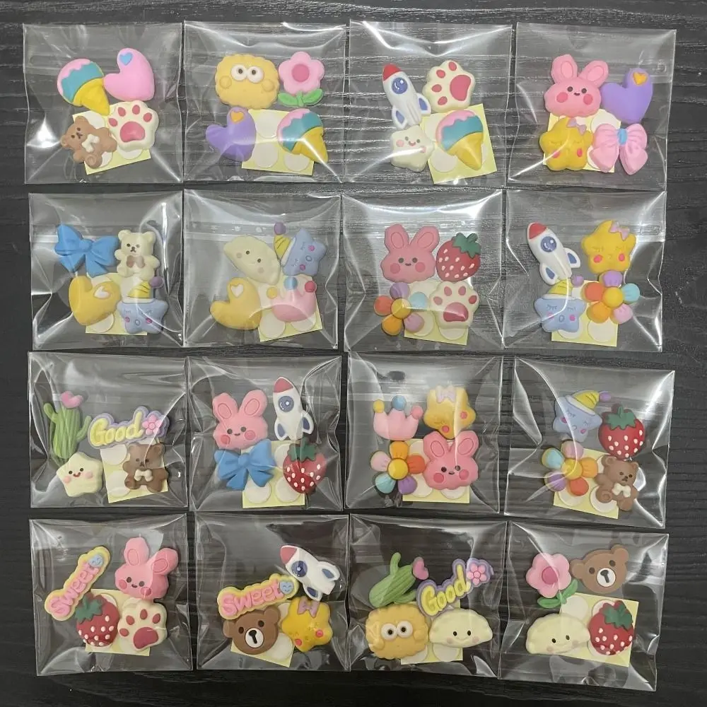 Cartoon Resin 3D Water Cup Stickers Personalized Creative Fridge Stickers Fresh Interesting Phone Bottle Stickers Kids Gifts