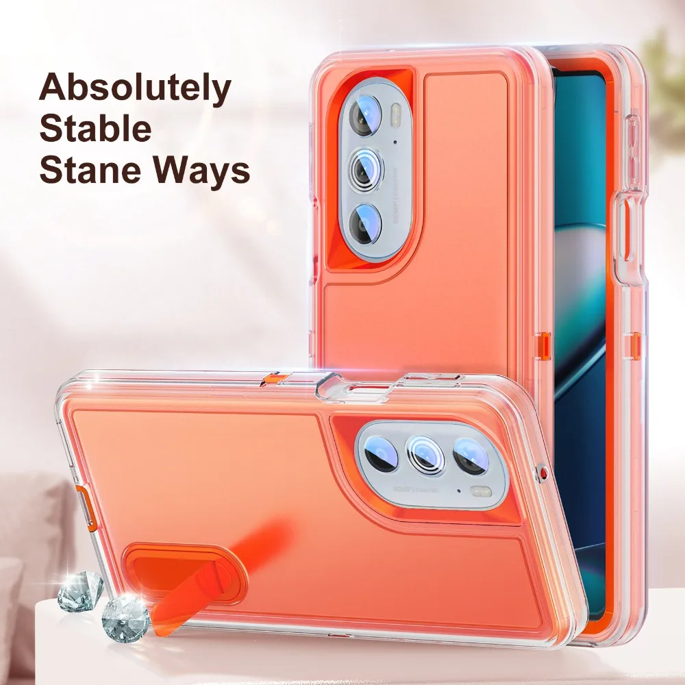 Capa de Proteção Reforçada Ott Style 3 Camadas com Suporte Antichoque para Moto G Power 5G 2026 2025 2024, G Play 2026 2024, G Stylus 5G 2023