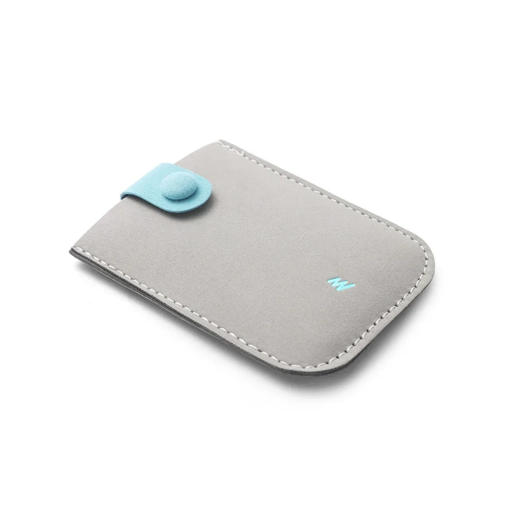 Creative PU Leather Laminated Concealed Card Wallet Pull-out Type 4 Card Pockets Business Card Case ID Card Holder Men
