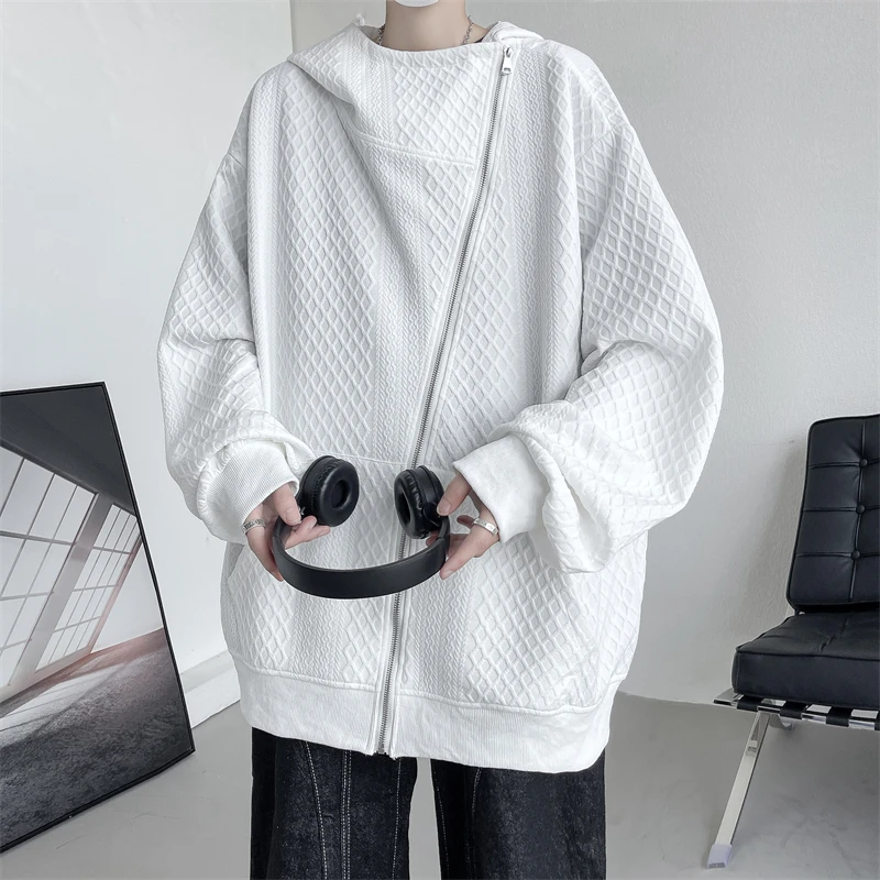 Oversize Sweatshirts Man Original Brands Hoodie Embossing Sweatshirts for Men Zip Up Hoodies Men's Spring Clothes Clothing