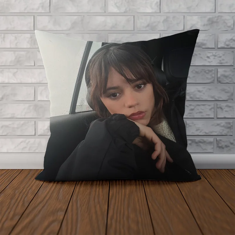 Jenna Ortega Fall Decor Decorative Cushion Covers for Bed Pillows Car Decoration Couple Pillow Pillowcases 50x50 Sofa Cushions