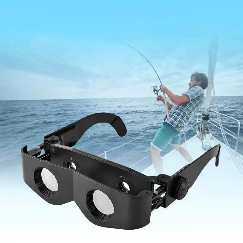 Fishing Binoculars Magnifier Glasses Adjustable Focus Professional Hands Free Lightweight for Outdoor Fishing Hiking Trips
