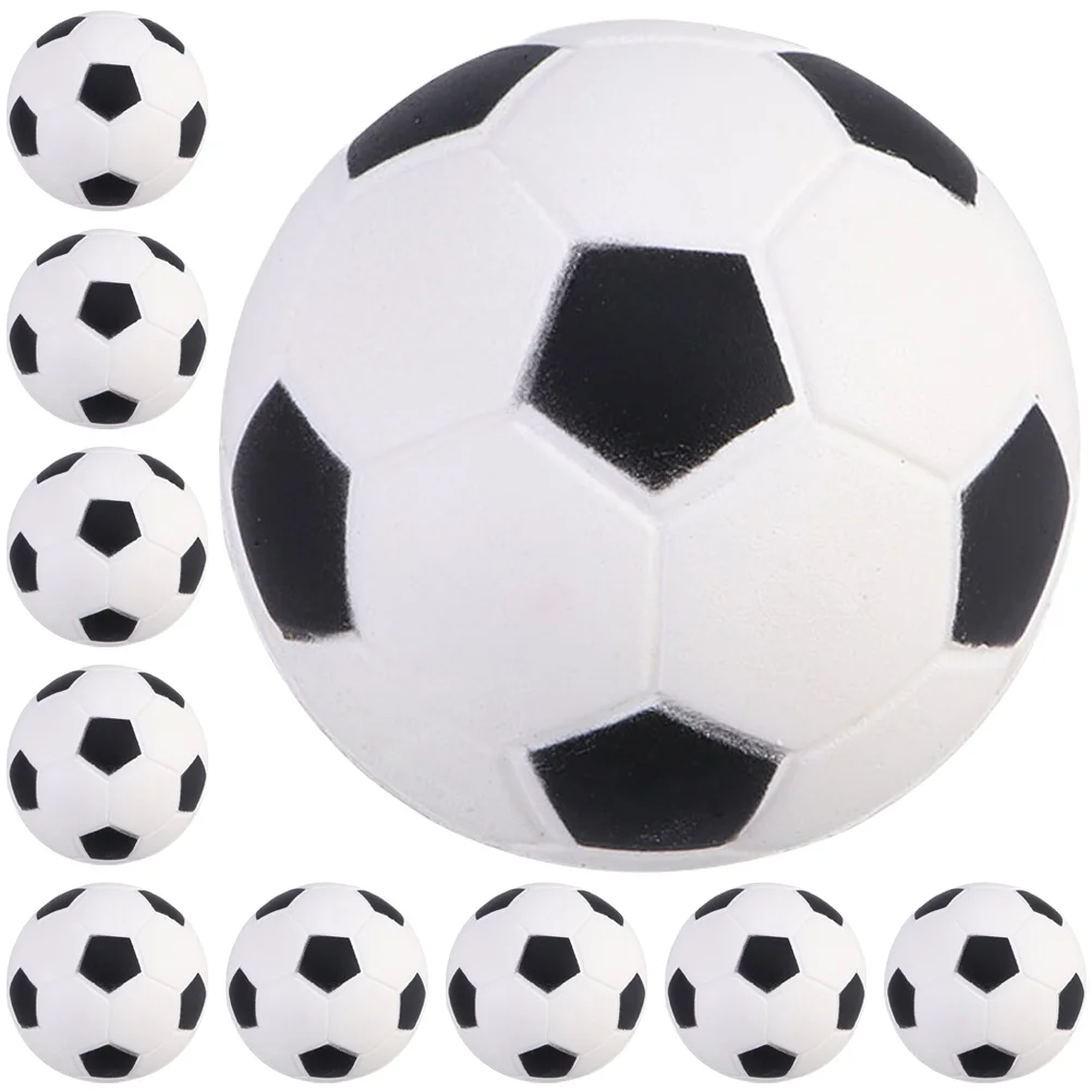 10 قطعة كرات كرة القدم الإجهاد كرات رياضية صغيرة بسط كرة القدم ضغط الضغط هدايا الحفلات كرة القدم الصغيرة #3