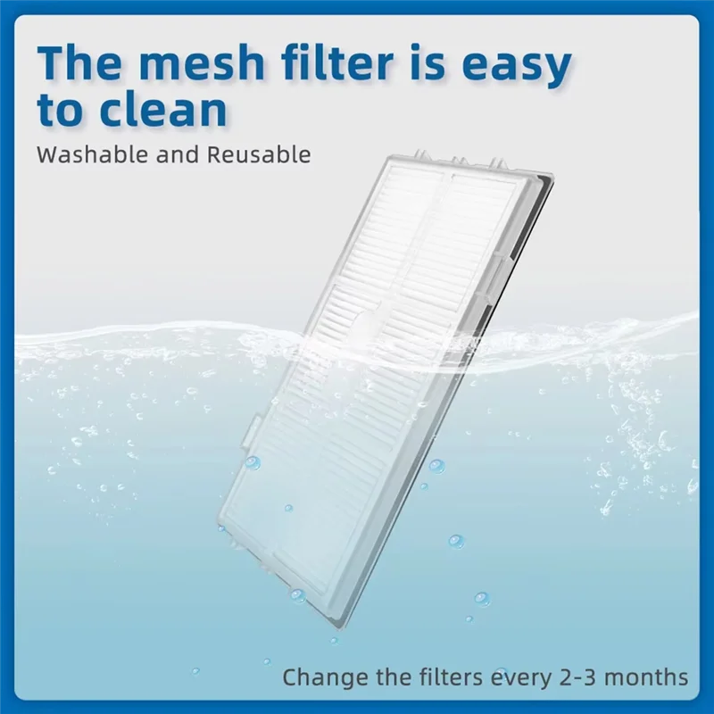 

AA01-For Roborock S7 S70 S7max T7S Plus Robot Vacuum Accessories Main Side Brush Cover Hepa Filter Mop Pad Spare Parts