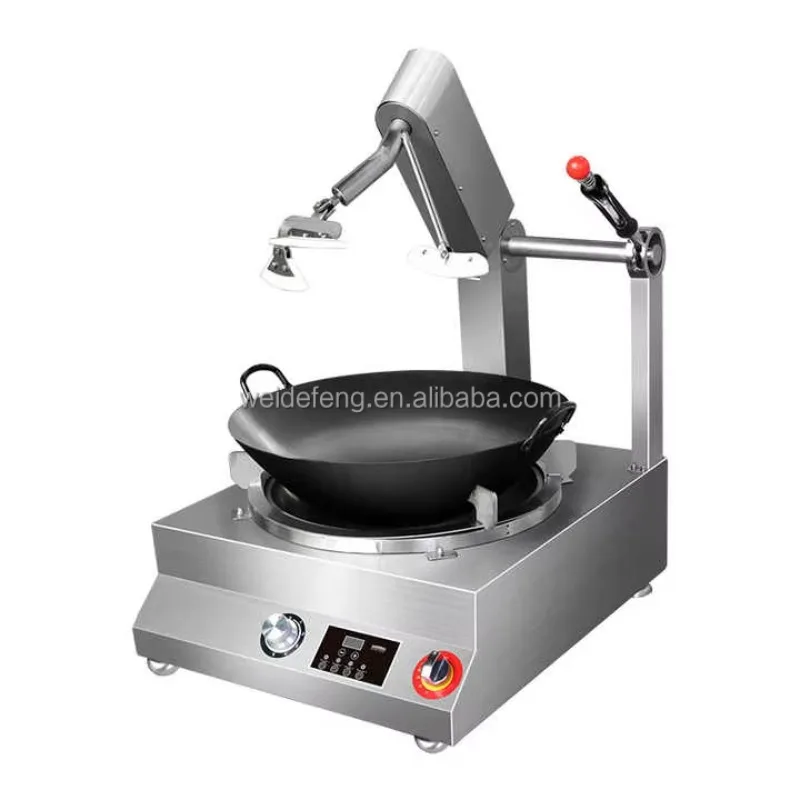 Intelligent Stir Fry Cooking Fried Rice Noodles Pasta Wok Machine Electric  Wok Automatic Cook Robot