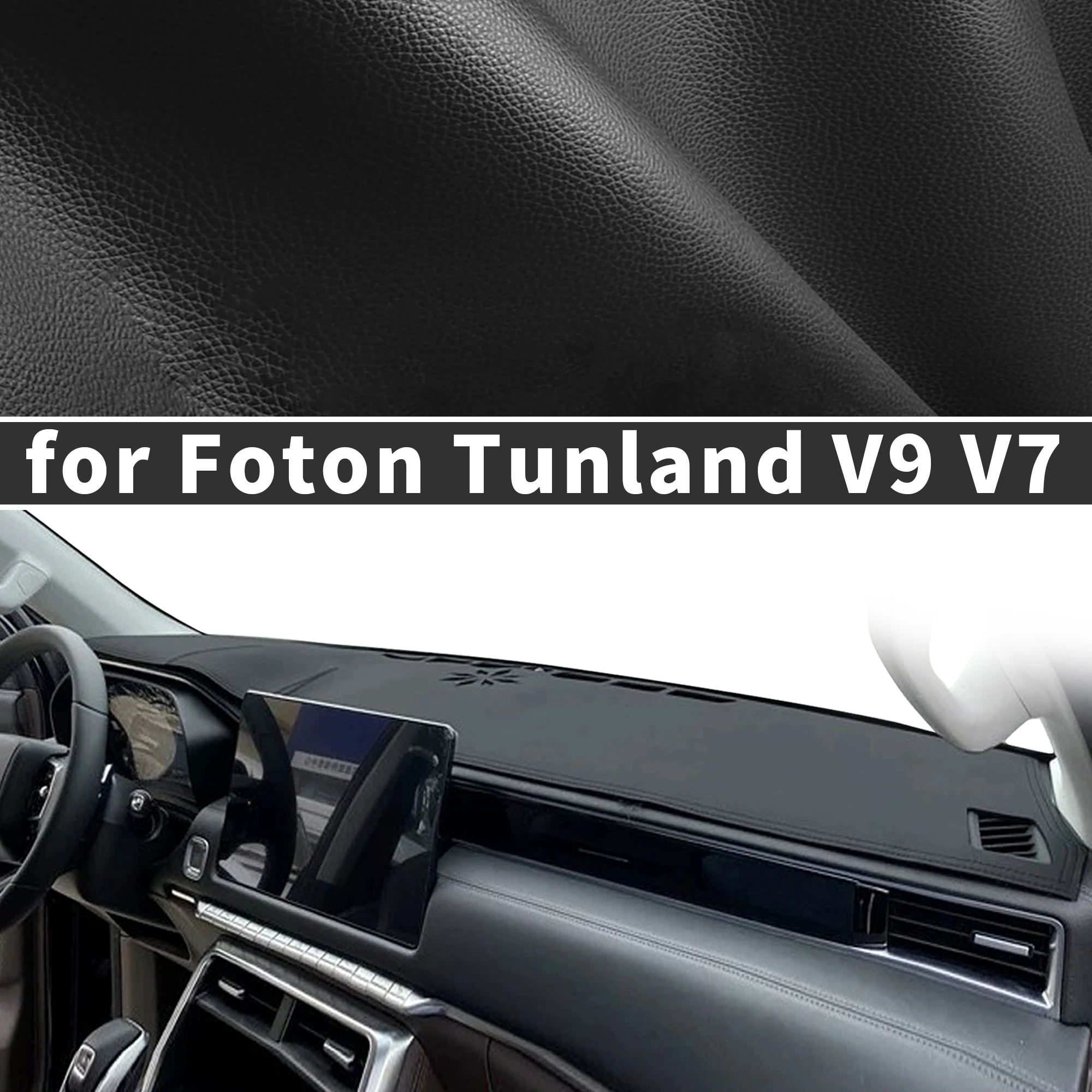fit for Foton Tunland V9 V7 Custom fit Dashboard Cover Sun Shade Dash Mat Anti‑Glare Anti‑Reflection Carpet Dash Pad Dashmat