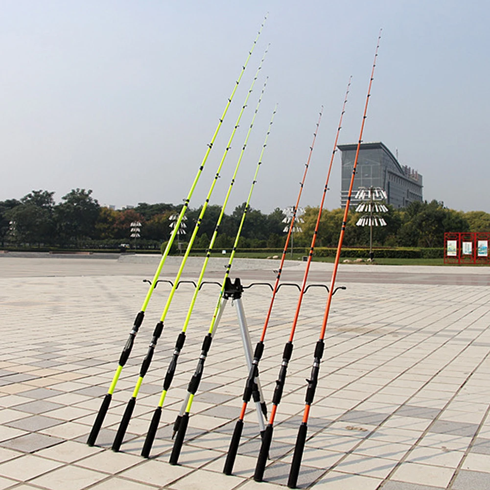 Lightweight Fiberglass Fishing Rods Ultra-sensitive 2 Section Sea Pole For River Pond Fishing Удочка из стекловолокна