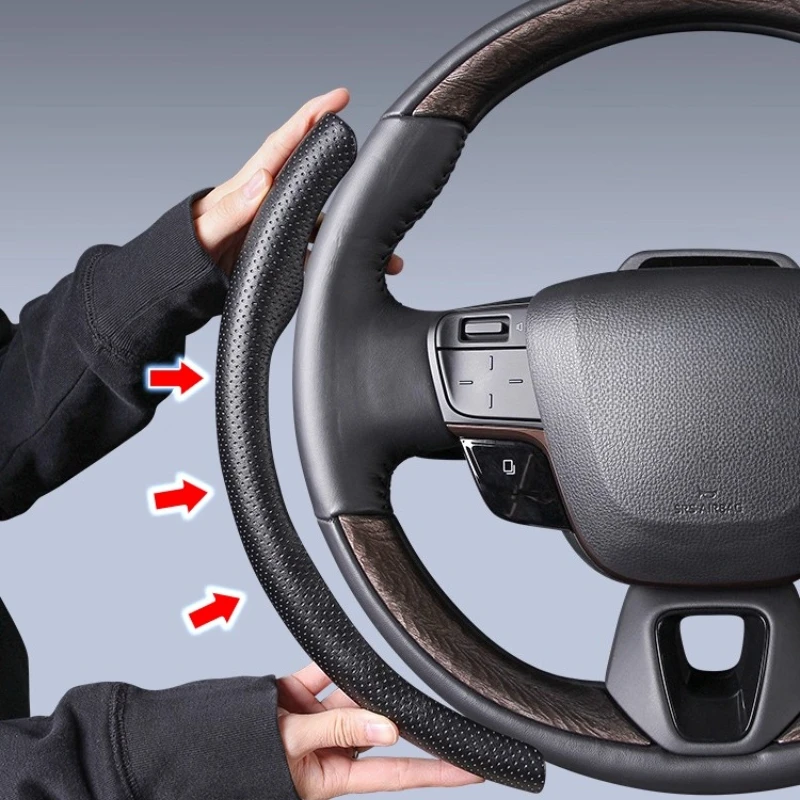 Half Pack Steering Wheel Cover For Toyota Alphard Vellfire 40 Series 2015-2025 Interior Auto Products Modification Accessories