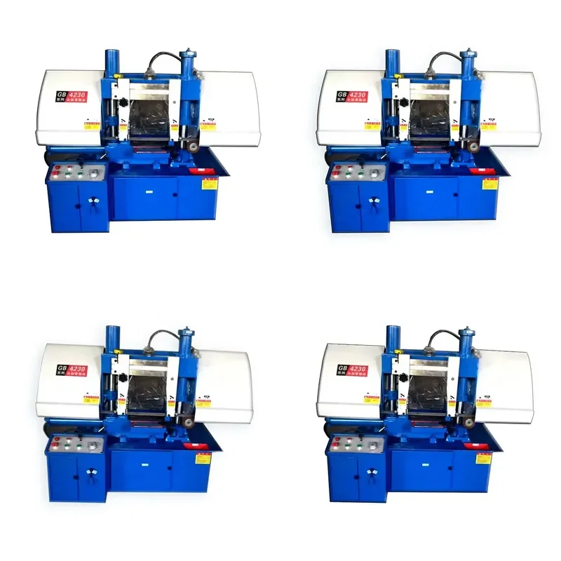 Professional Grade Horizontal Band Sawing Machine GB4230 300x300mm Hydraulic Tensioning 3kw Motor for Metal Cutting 1 Year
