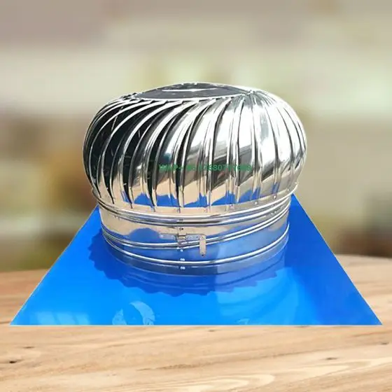 201 Stainless Steel Wind Ball  Hood Outdoor Ventilator Flue Roof Ventilation Automatic Ventilation Fan Cyclone