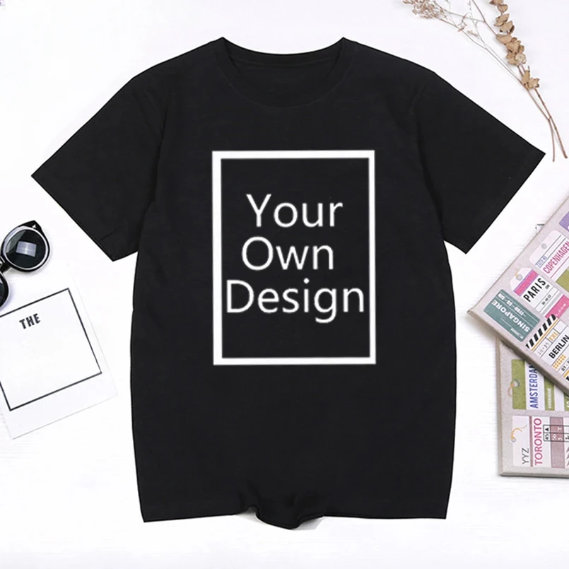 

heavyweight 100%cotton Customized Printed Leisure Harajuku DIY Your Like Photo or Logo T-shirt Fashion Custom Men's Tops Tshirt