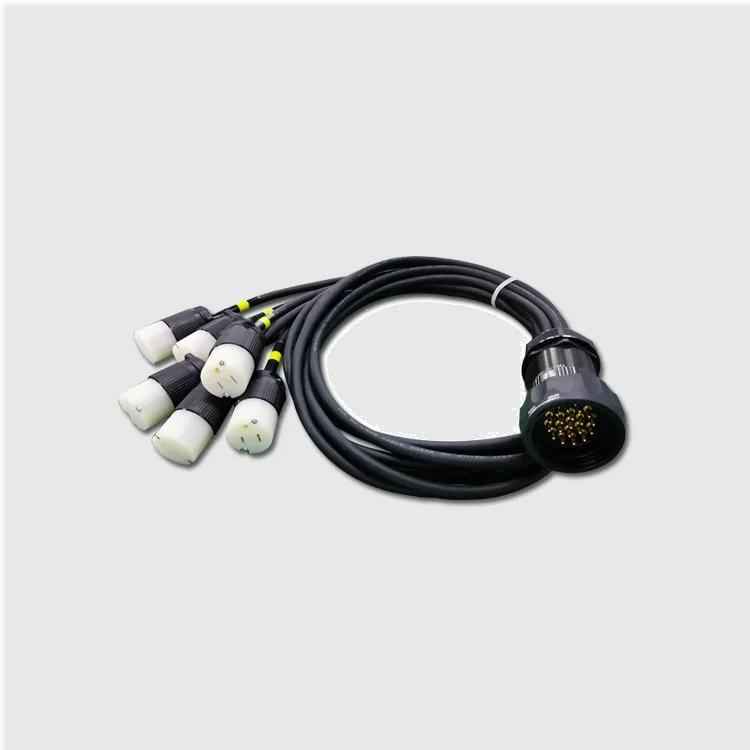 

19Pin Socapex Cable Breakout to Edison 5-15R Plug Electric Power Split Cables