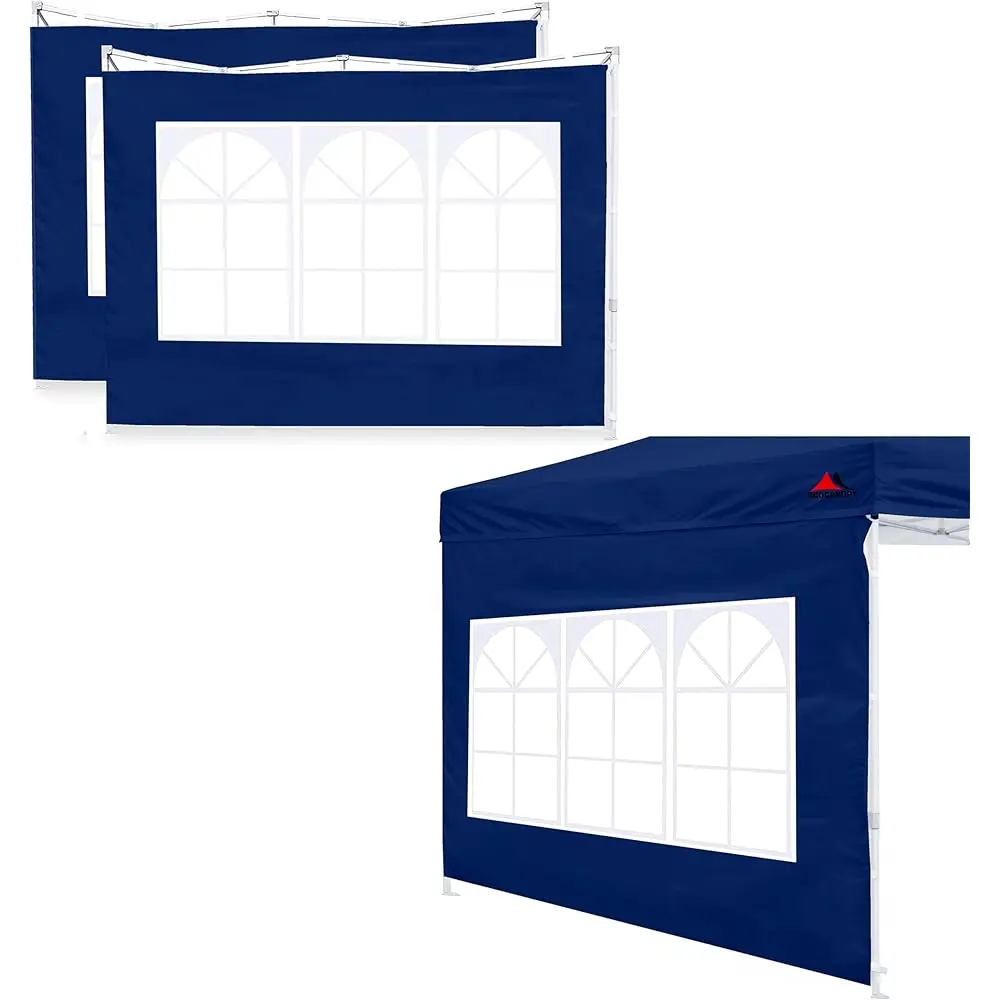 

Window Sidewall For 10X10 Canopy Frame, 3 Pa Sunwalls Only,Navy Blue