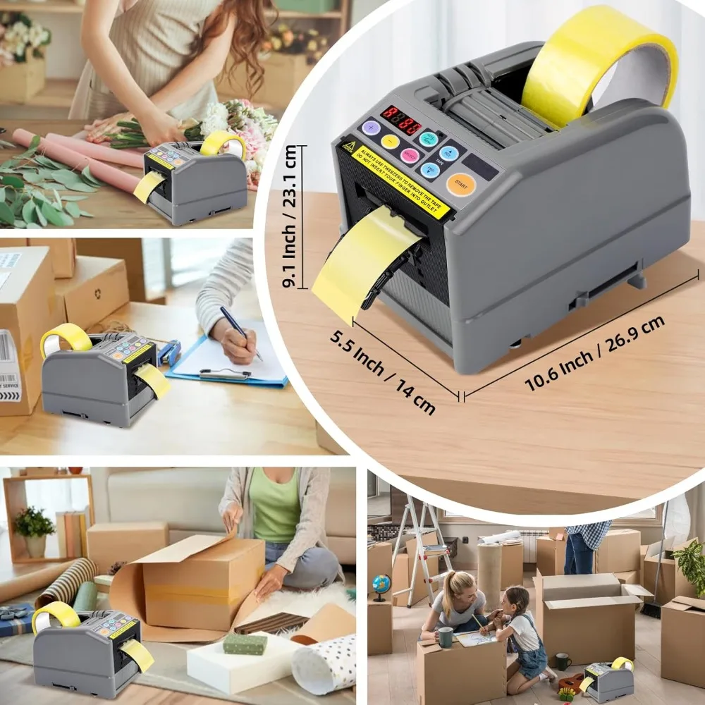 Store Best-Sellers Advanced Automatic Ribbon Cutting Machine 39.9 Inches for Shipping Gift Wrapping School Restaurant Business H