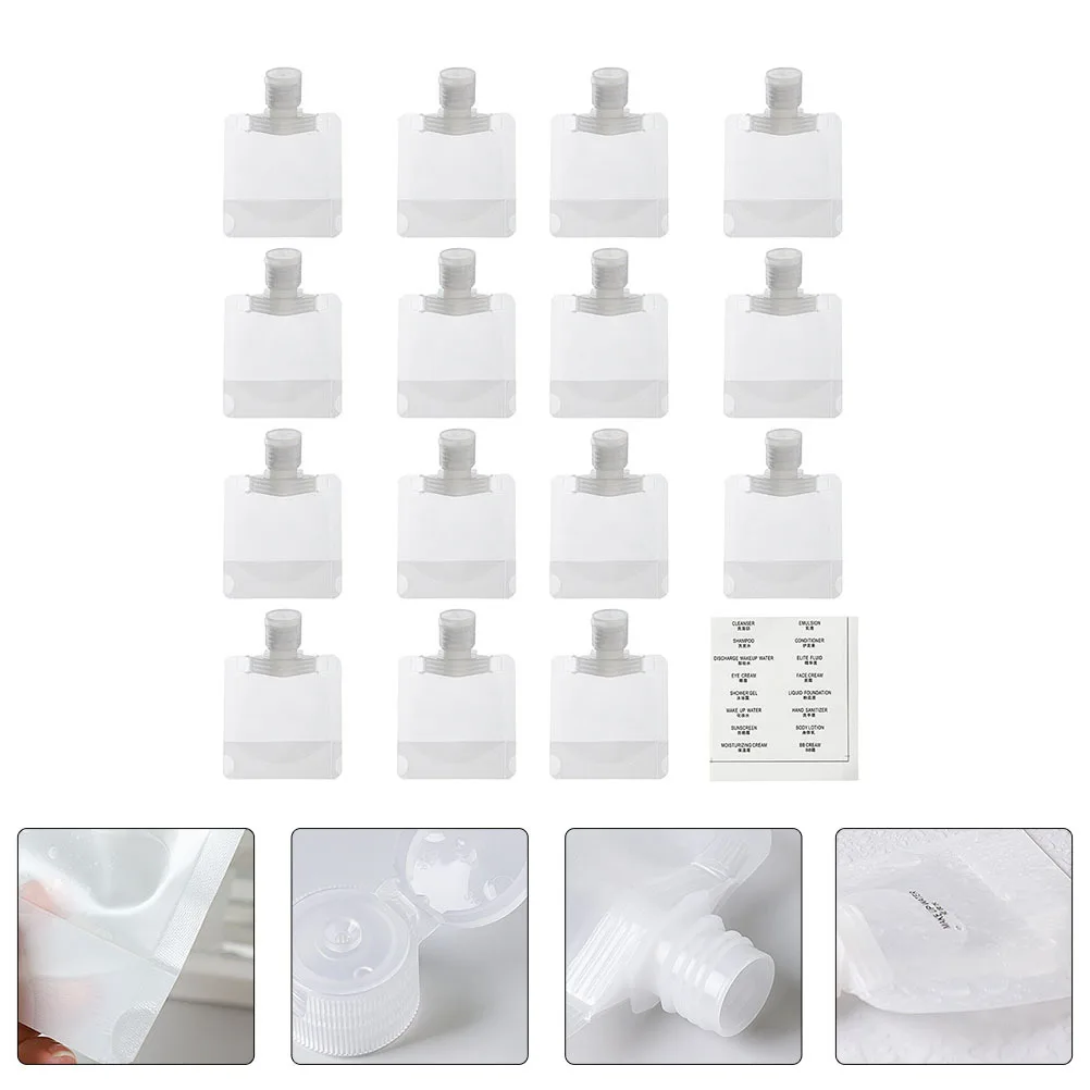 

1Set Suction Mouth Sub-Packing Lotion Bags Portable Travel Storage Pouch Leakproof Container for Essence Creams