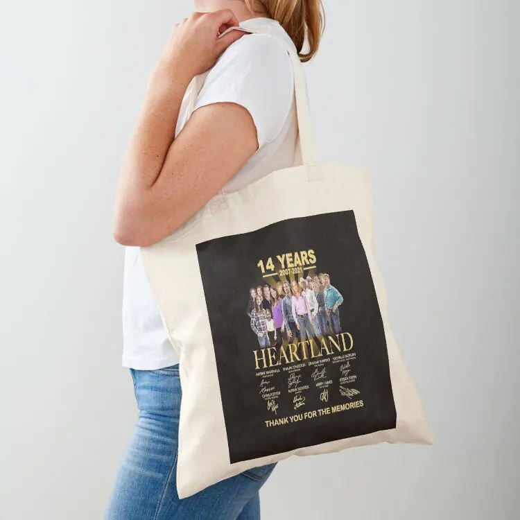 

14 Years 2007-2021 Heartland Tote Bag free delivery bags Canvas stote bag shopping bag logo tote bags men