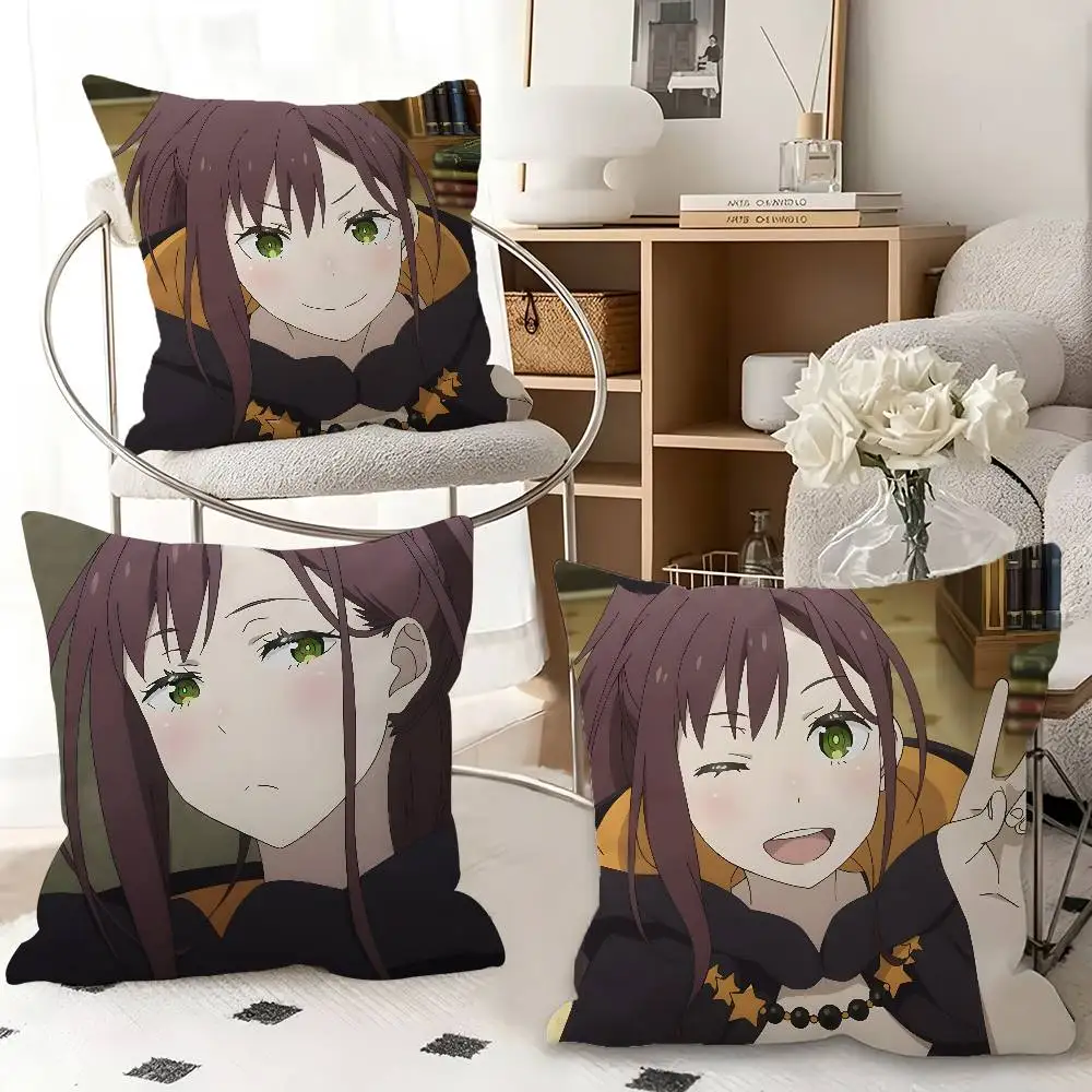 1pc Shaula Anime Characters Pillow Case Fashion Square Pillowcase Bedroom Sofa Room Ins Decoration Leisure