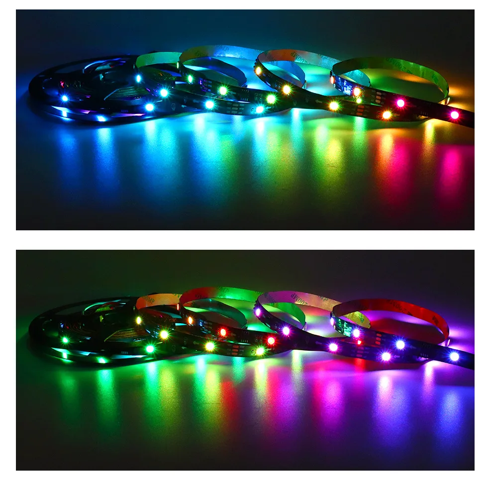 Colorful RGB Light Bar SP611E Bluetooth Smart Light Bar Night Light Decoration Living Room Christmas Party Bedroom Night Light