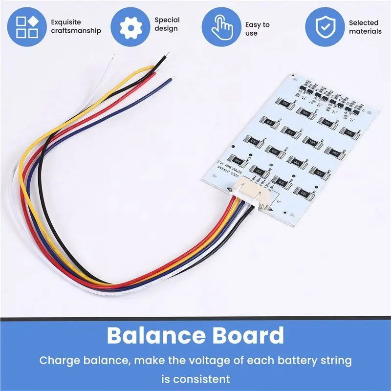 2025 New-2X 2S 3S 4S 500MA لوحة التوازن موازن بطارية ليثيوم 3.65 فولت Lifepo4 فوسفات الحديد 14.6 فولت لوحة توازن الطاقة العالية
