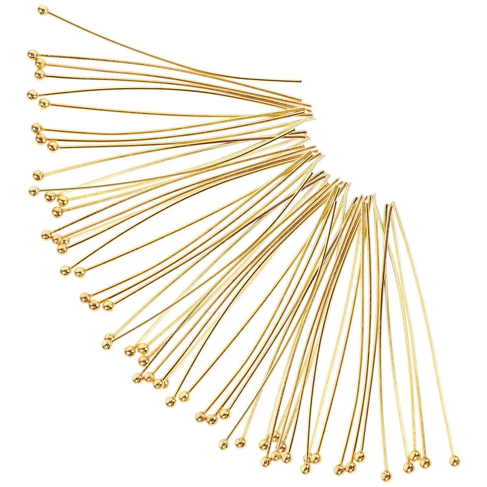 

50pcs Ball Pin Earring Making Supplies Diy Headpins For Jewelry Necklaces Bracelets Choker Charms Accessories Tools Findings