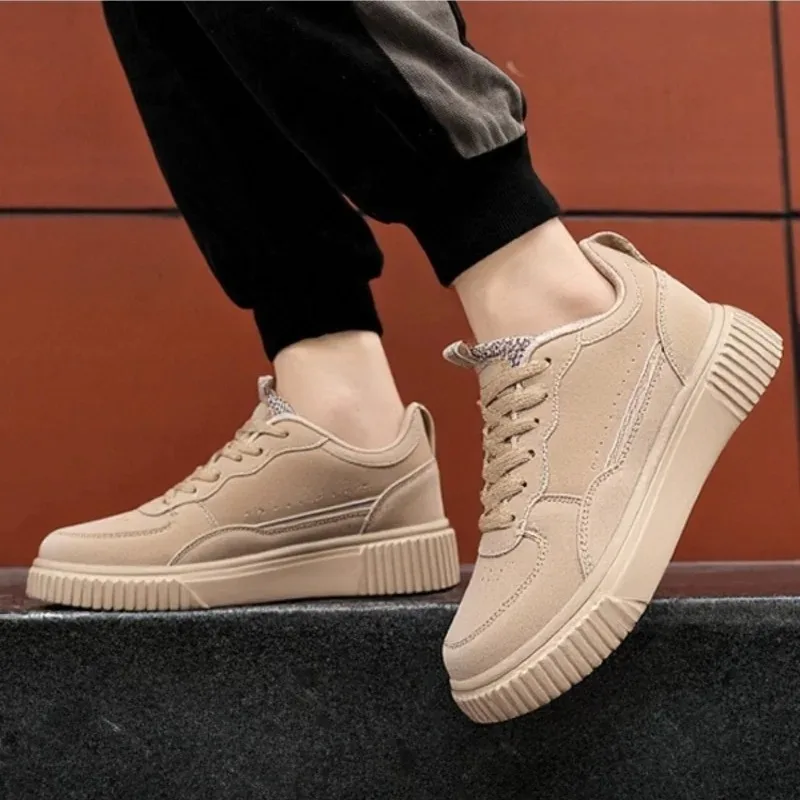 

MAEDEF Men Shoes Vulcanized Shoes Man Sports Sneakers Breathable Lightweight Comfortable White Casual Walking Shoes Men Sneakers