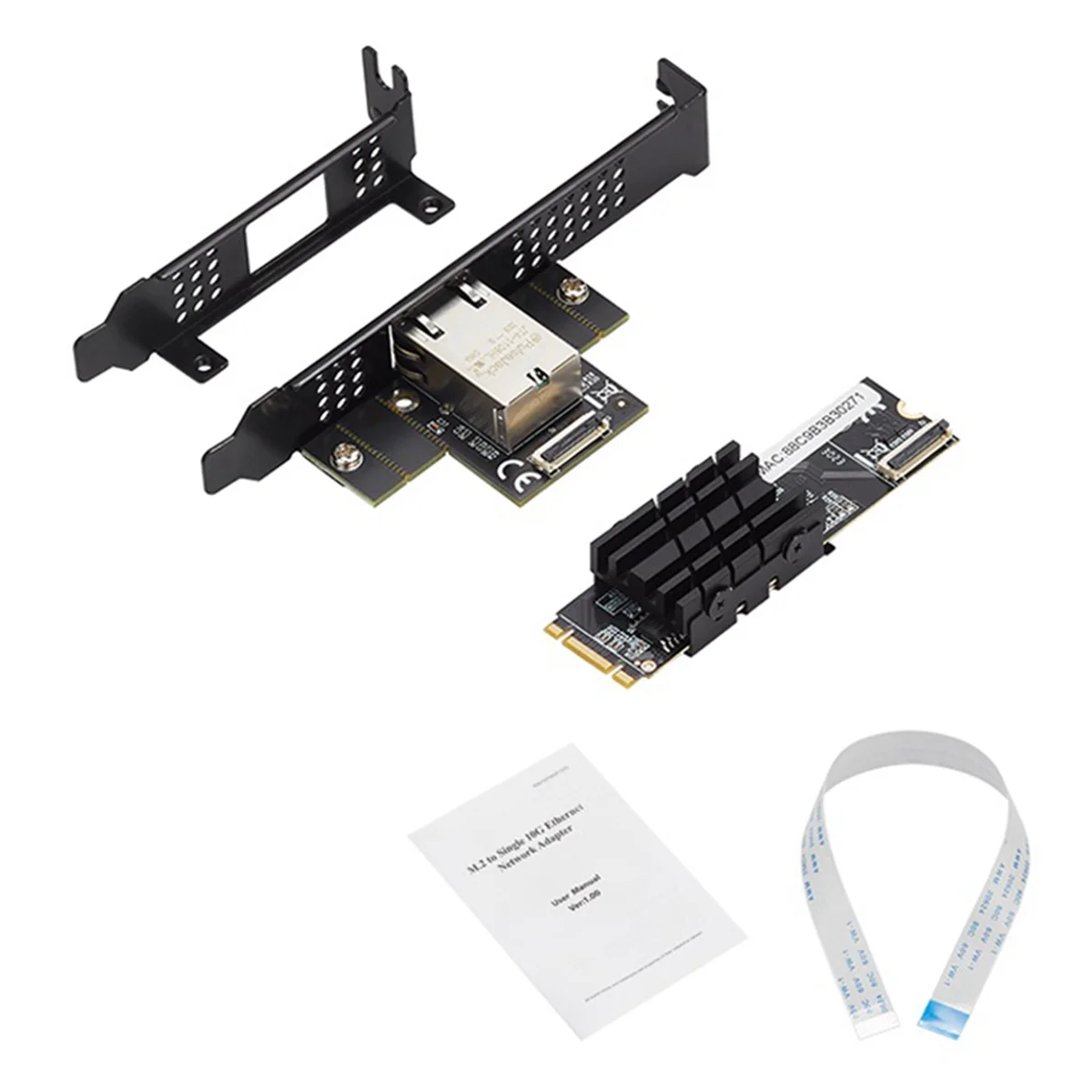 M.2 Single-Port 10 Gigabit Network Adapter Electrical Port RJ45 Speed Industrial Level Server Esports Network Adapter