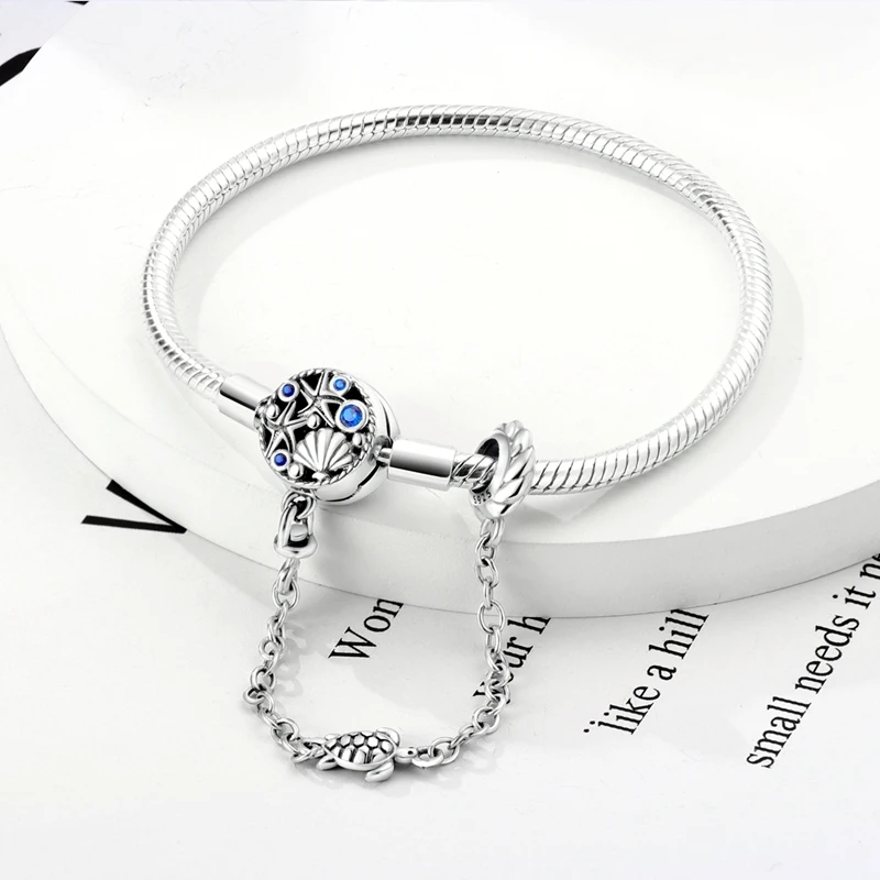 Original Armbänder 925 Silber 17-20 CM Herz Sicherheit 3mm Kette Schlange Knochen Armband Fit DIY Charms perle Geburtstag Schmuck Geschenke – Detail 29