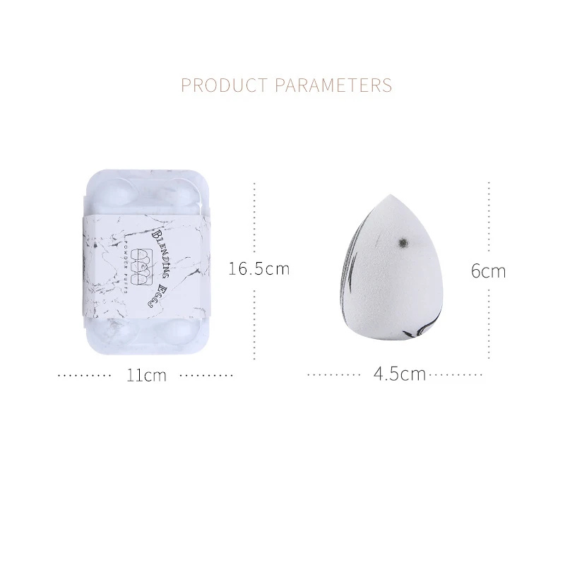 6 قطعة ماكياج مسحوق نفخة مجموعة مع صندوق لينة مستحضرات التجميل نفخة ماكياج الإسفنج مجموعة الأساس مسحوق الإسفنج الجمال يشكلون أداة