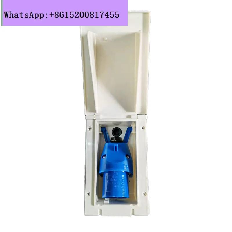220V mains input socket waterproof external interface socket cover
