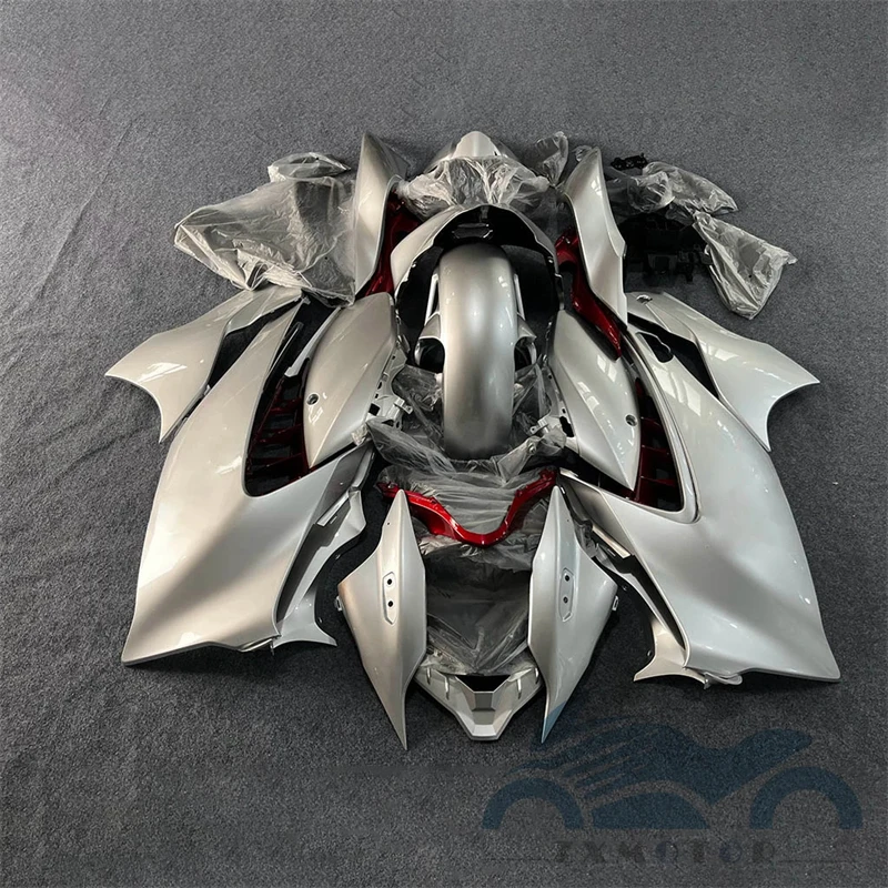 Body Frame Injection Fairing Kit For SUZUKI GSXR1300R 2021 2022 2023 2024 GSXR 1300R 21 22 23 24 silvery gray fairings