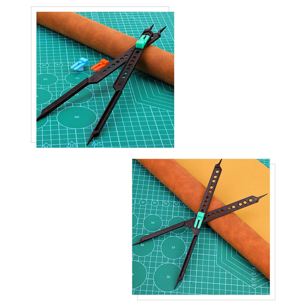 

10 inch multifunctional plastic scale divider with adjustable caliper for accurate art and design measurements