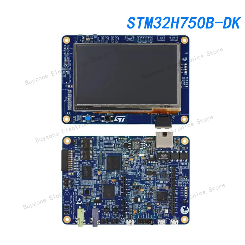 

STM32H750B-DK Development Boards & Kits - ARM Discovery kit with STM32H750XB MCU