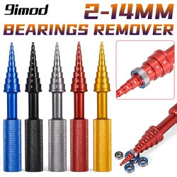 9IMOD RC Car Ball Bearing Removal Tool Puller Remover Aluminum Alloy Bearing Steering Hub Carrier Disassembly Tools 2-14mm