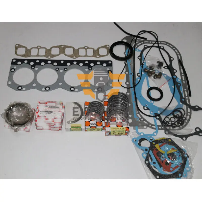 For ISUZU C240 overhaul kit piston ring liner cylinder head gasket bearing