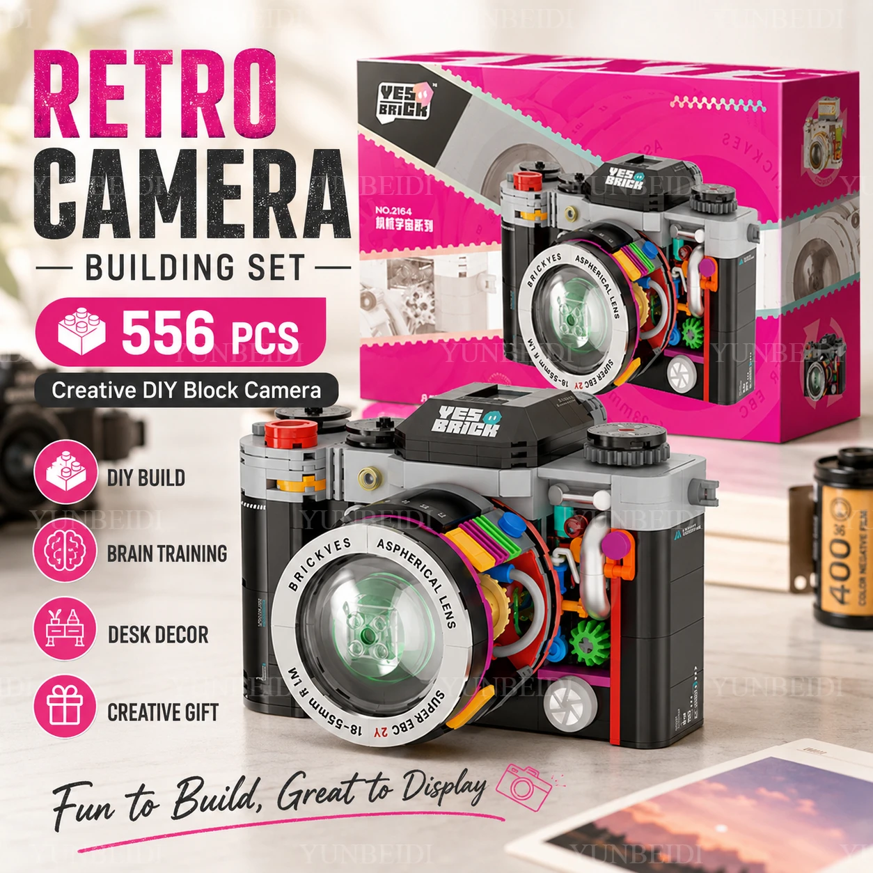 Building Block Vintage Camera  - огляд і ціна Collectible Vintage Cameras