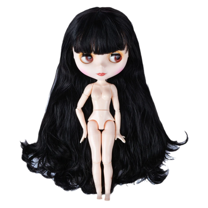 Mini Blyth Doll Nude Body 1/6 Bjd Dolls 30cm Anime Doll Full Set Replaceable 19 Joint Movable Body Girls Dress Up DIY Toys