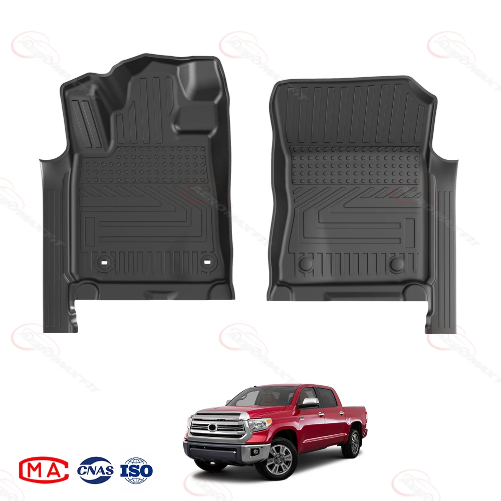 

AEROMAXFIT Auto Accessories PickUp 4X4 High Quality 3D TPE Car Floor Mats Use For Toyota Tundra