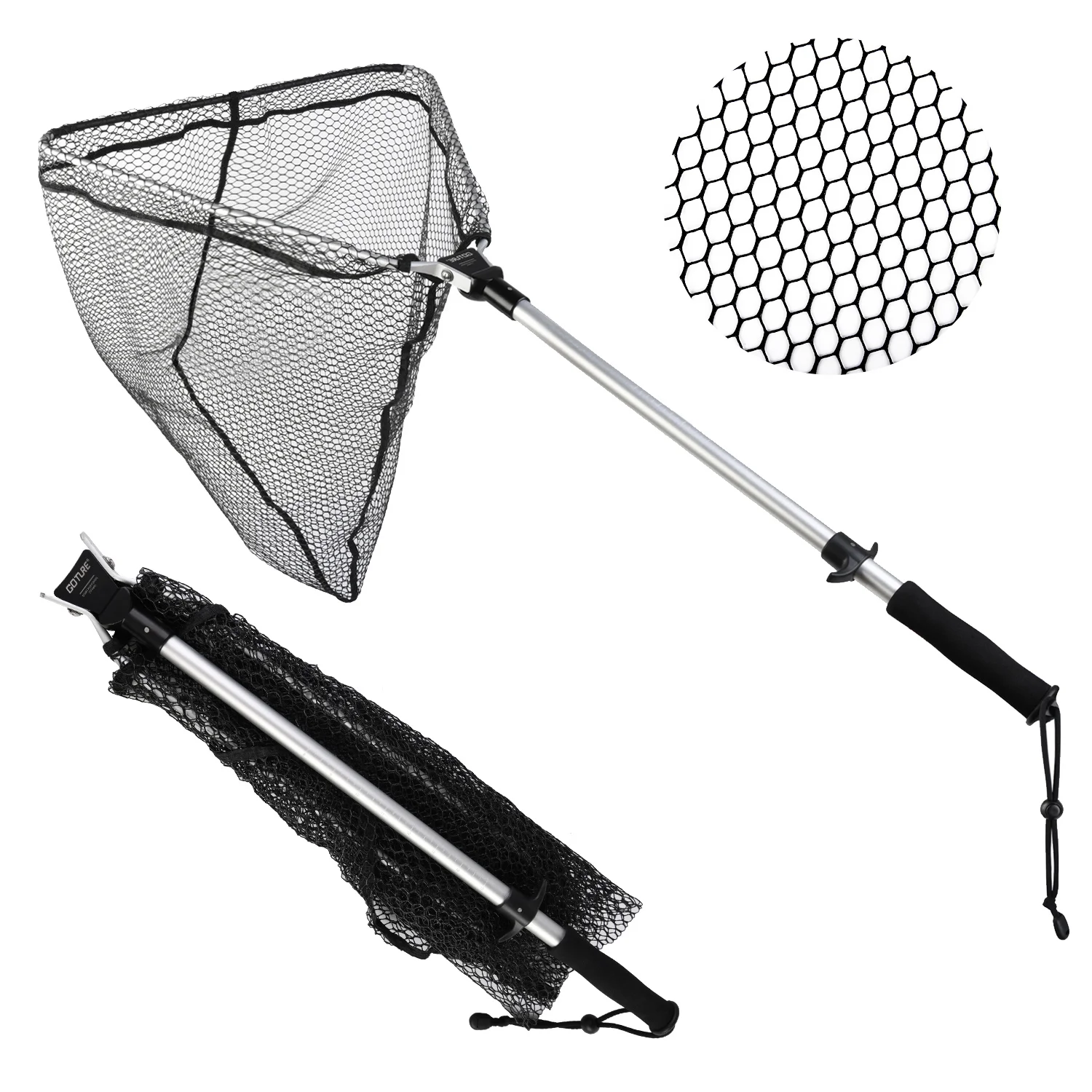

Рыболовный подсачек Goture, 1 шт., 108 см, портативный, для ловли карпа, из алюминиевого сплава, складной, телескопический, аксессуар для рыбалки, новинка 2025 года