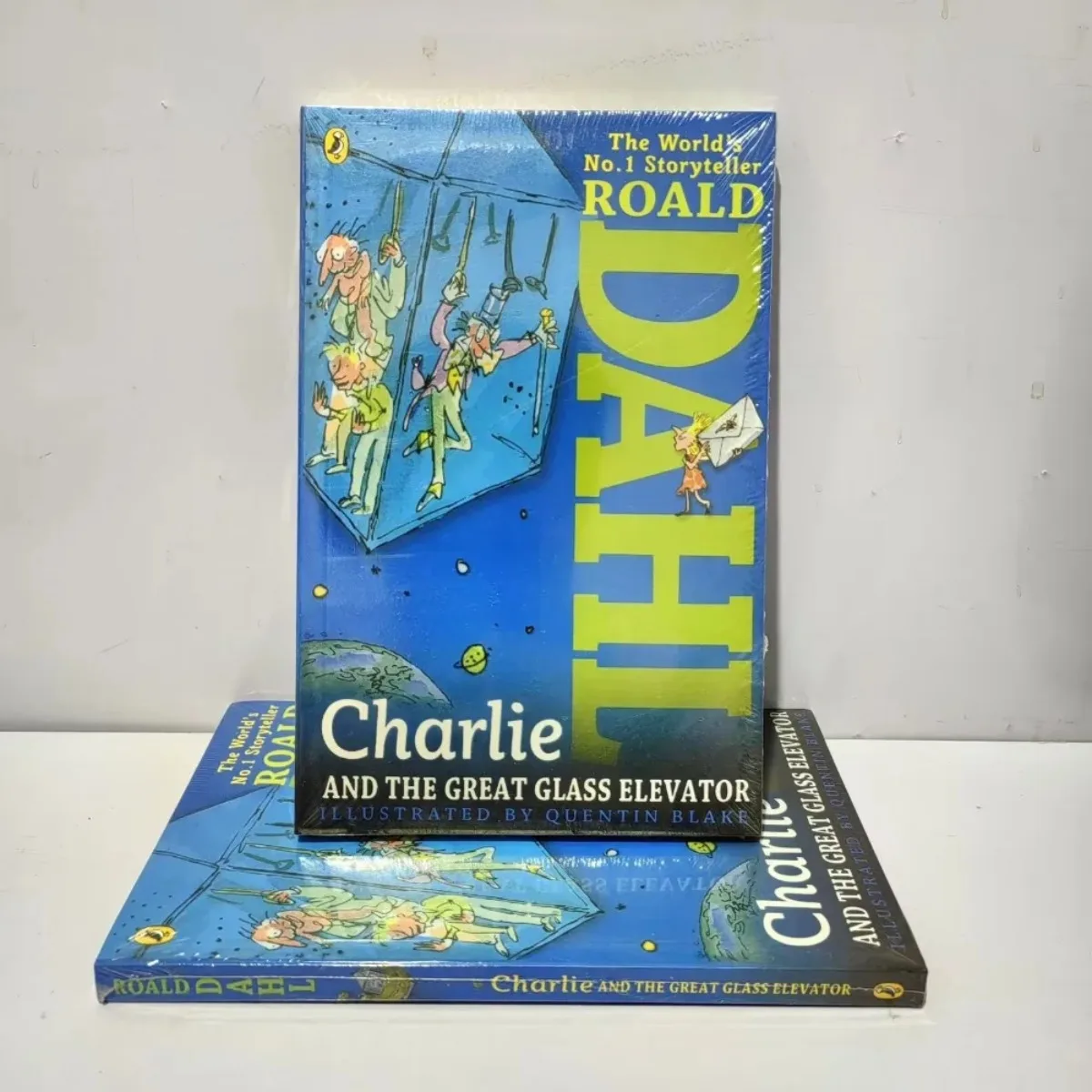 

Charlie and The Great Glass Elevator By Roald Dahl | Illustrated By Quentin Blake Fantasy Adventure Kids' Literary Novel Book
