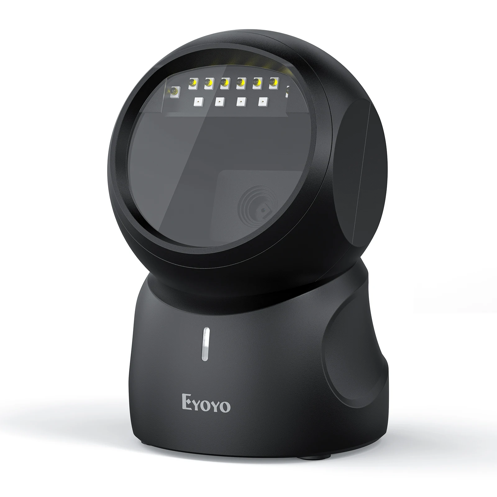 

Настольный сканер штрих-кодов Eyoyo 2D QR, автоматическое сканирование зондирования, всенаправленное устройство для чтения штрих-кодов с бесплатной платформой