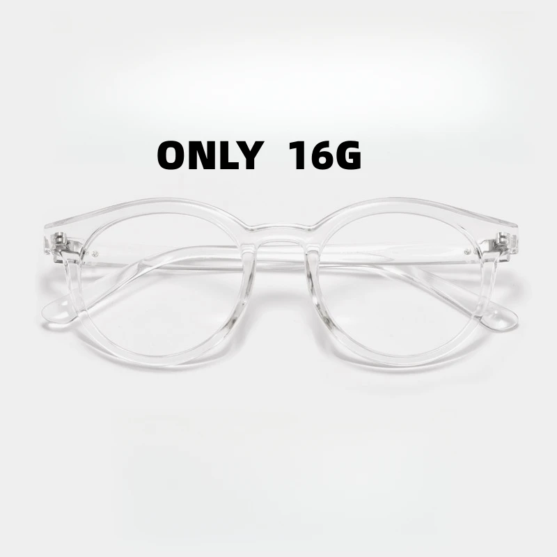 MOMOJA Ultra Light Retro Small Round Frame TR90 Material Women's Eyeglass Frame Optical Prescription Glasses Frame Male 3068A