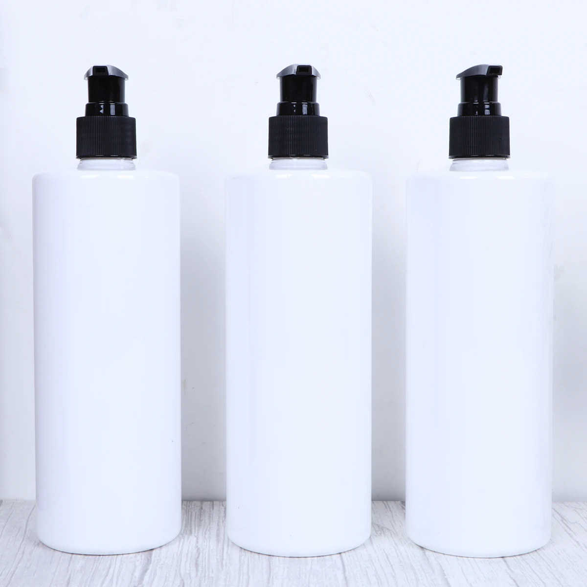 3 قطع 500 مل زجاجة توزيع الصابون السائل شفافة خفيفة الوزن من البلاستيك الشامبو غسول تخزين الحاويات للاستخدام في الحمام والسفر