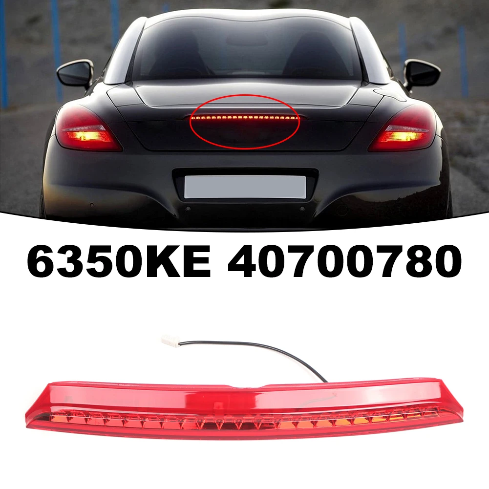 6350KE 40700780 Third Brake Light High Level Stop Lamp For RCZ 2010-2015 Red Black Car Tail Brake Light Replacement Parts