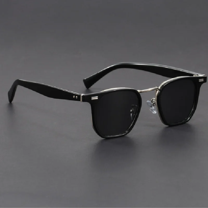 2024 Fine peck black men's sunglasses Bean flower brown luxury glasses unisexes business shade