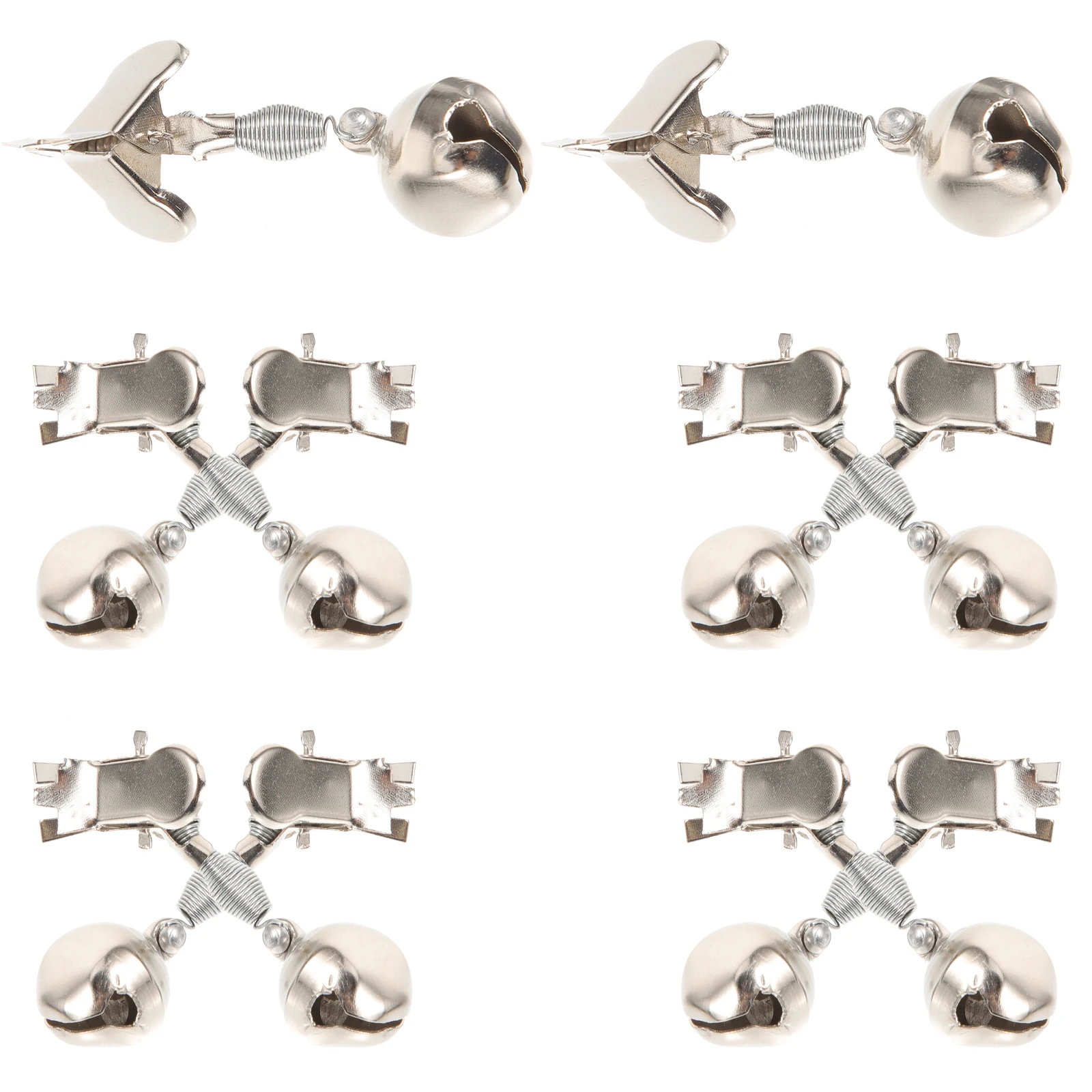 

10pcs Bells Metal Portable Sea Fishing Equipment Fishing Accessories Equipment Silver Outdoor Rod Alerts Tools