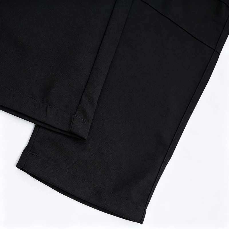 Herren Cargo-Hosen mit elastischem Bund, Kordelzug, mehreren Taschen, normaler Passform, geradem Bein, lässige Frühlings- und Herbst-Outdoor-Streetwear-Hosen – Detail 15